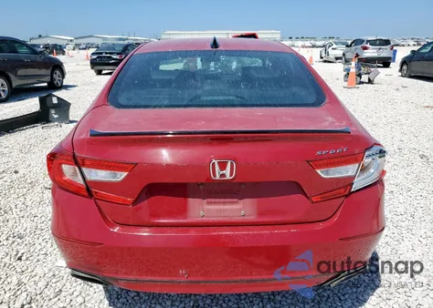 2021 Honda Accord Sport из США, поврежденный, VIN 1HGCV1F37MA081893